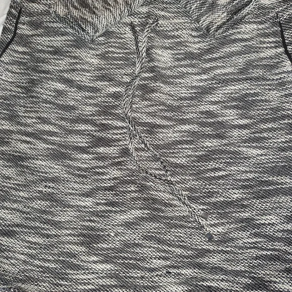 Merona Cotton Blend Heather Gray Drawstring Waist Dress Size Small - Picture 7 of 8